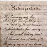 Horatio Crane Penmanship + Math Notebook, 1816, Boston MA
