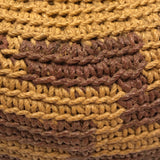 Wonderful Early Sailor Made Macrame Footed Basket