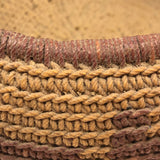 Wonderful Early Sailor Made Macrame Footed Basket