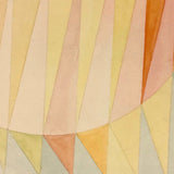 Pale Colors, Abstract Forms Vintage Watercolor