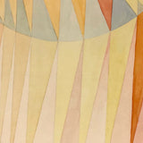 Pale Colors, Abstract Forms Vintage Watercolor