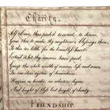 Horatio Crane Penmanship + Math Notebook, 1816, Boston MA