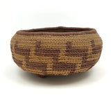 Wonderful Early Sailor Made Macrame Footed Basket