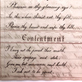 Horatio Crane Penmanship + Math Notebook, 1816, Boston MA