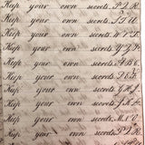 Horatio Crane Penmanship + Math Notebook, 1816, Boston MA