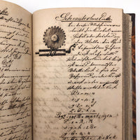 19th Century German Manuscript Notebook with Phenomenal Diagrams and Drawings