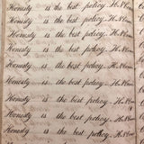 Horatio Crane Penmanship + Math Notebook, 1816, Boston MA