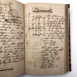 19th Century German Manuscript Notebook with Phenomenal Diagrams and Drawings