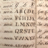 Horatio Crane Penmanship + Math Notebook, 1816, Boston MA