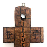 Jesus Is Love Handmade Wooden Cross, with Great Backside Too