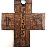 Jesus Is Love Handmade Wooden Cross, with Great Backside Too