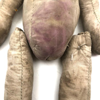 Curious Old Amish Rag Doll with Lost Face