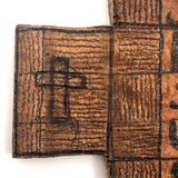 Jesus Is Love Handmade Wooden Cross, with Great Backside Too