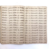 Horatio Crane Penmanship + Math Notebook, 1816, Boston MA