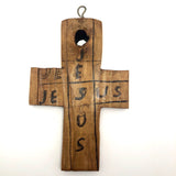 Jesus Is Love Handmade Wooden Cross, with Great Backside Too