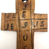 Jesus Is Love Handmade Wooden Cross, with Great Backside Too
