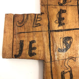 Jesus Is Love Handmade Wooden Cross, with Great Backside Too