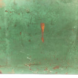 Large, Gorgeous Green Lidded Tin Box