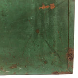 Large, Gorgeous Green Lidded Tin Box