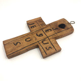 Jesus Is Love Handmade Wooden Cross, with Great Backside Too