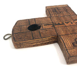 Jesus Is Love Handmade Wooden Cross, with Great Backside Too