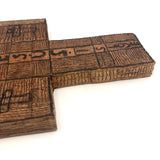 Jesus Is Love Handmade Wooden Cross, with Great Backside Too