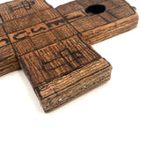 Jesus Is Love Handmade Wooden Cross, with Great Backside Too
