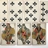 B.P Grimaud 19th Century French No Indices Playing Cards - Clubs