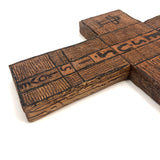 Jesus Is Love Handmade Wooden Cross, with Great Backside Too