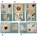 1862 Schoolgirl Cut Paper Hairwork Momentos - SOLD INDIVIDUALLY