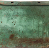 Large, Gorgeous Green Lidded Tin Box