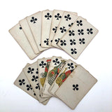 B.P Grimaud 19th Century French No Indices Playing Cards - Clubs