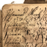 1829-30 Penmanship Practice Notebook, in German, Presumed American