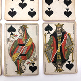 B.P Grimaud 19th Century French No Indices Playing Cards - Spades