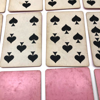 B.P Grimaud 19th Century French No Indices Playing Cards - Spades