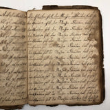 1829-30 Penmanship Practice Notebook, in German, Presumed American