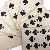 B.P Grimaud 19th Century French No Indices Playing Cards - Spades