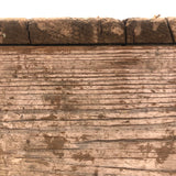 Much Used Old Pine Stool with Painterly Surface