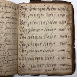 1829-30 Penmanship Practice Notebook, in German, Presumed American