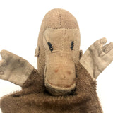 Much Loved Old Handmade Monkey Hand Puppet