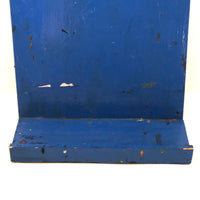 Cheerful Vintage Royal Blue Painted Portable Easel