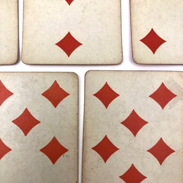 Antique Playing Cards by B. P. Grimaud, Paris c1890 complete 32/32 no  indices