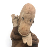Much Loved Old Handmade Monkey Hand Puppet