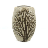 Andersen Design Studio Mid-Century Stoneware Vase with Tree