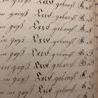 1829-30 Penmanship Practice Notebook, in German, Presumed American