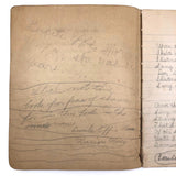 Marion and Lucille Effie Morse's "Big Game" Notebook, Hallowell Maine