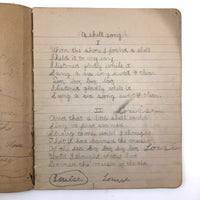 Marion and Lucille Effie Morse's "Big Game" Notebook, Hallowell Maine