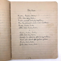 Marion and Lucille Effie Morse's "Big Game" Notebook, Hallowell Maine