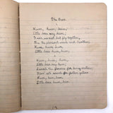 Marion and Lucille Effie Morse's "Big Game" Notebook, Hallowell Maine