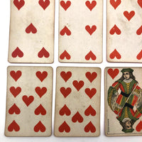 Antique Playing Cards by B. P. Grimaud, Paris c1890 complete 32/32 no  indices